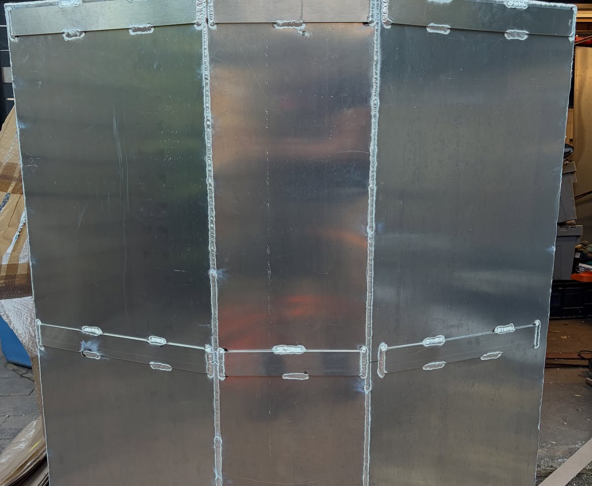 Aluminium brandstoftank reparatie foto 5
