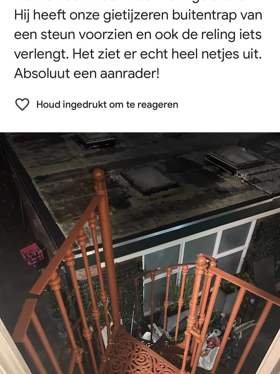 Trapleuning verlengd foto 2