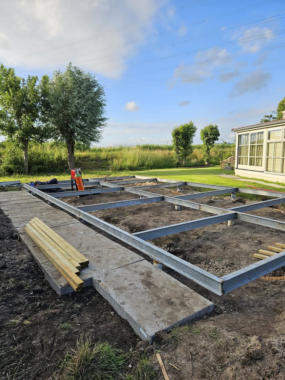 Zware staalconstructie met IP-balken foto 3