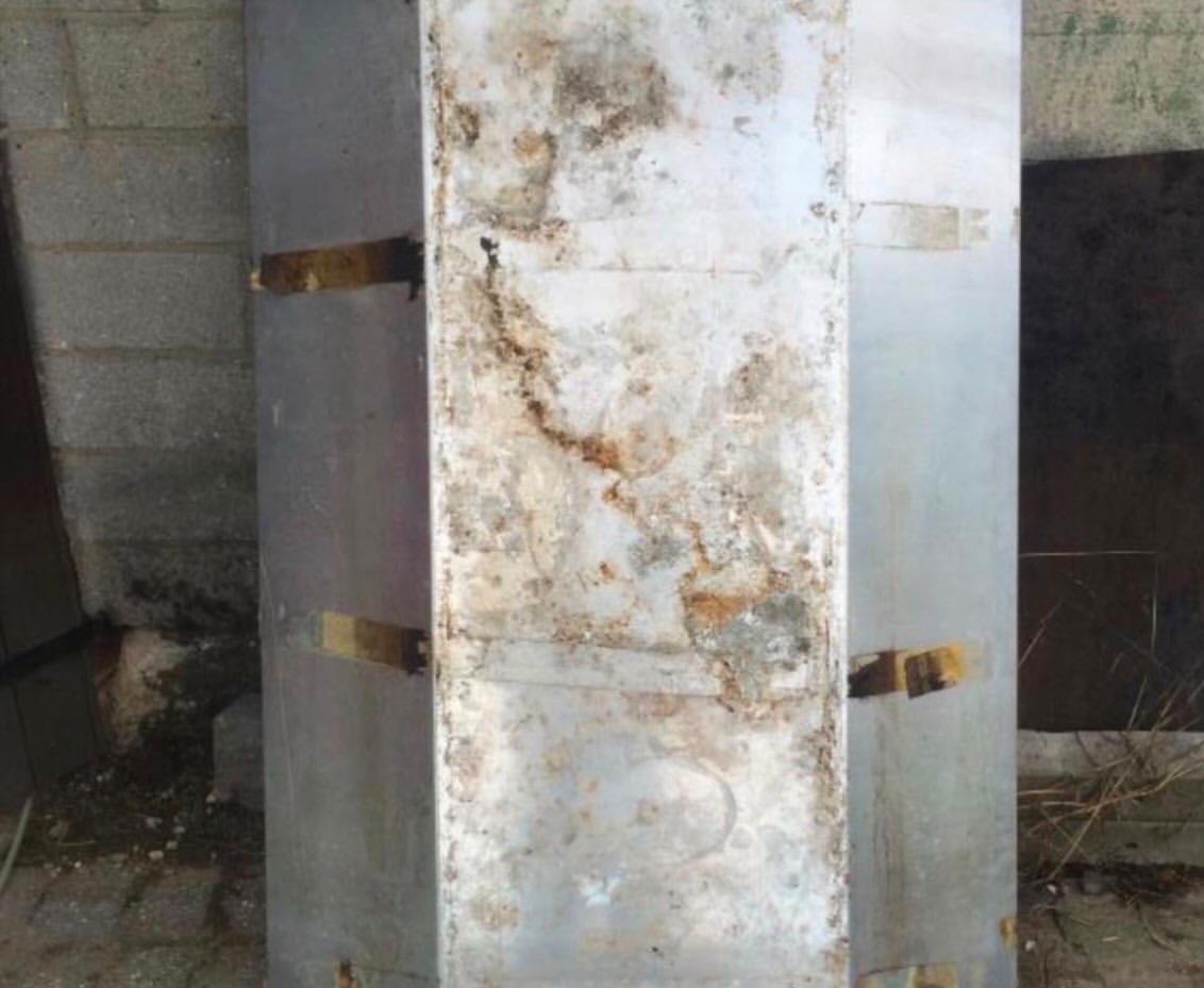 Aluminium brandstoftank reparatie foto 2