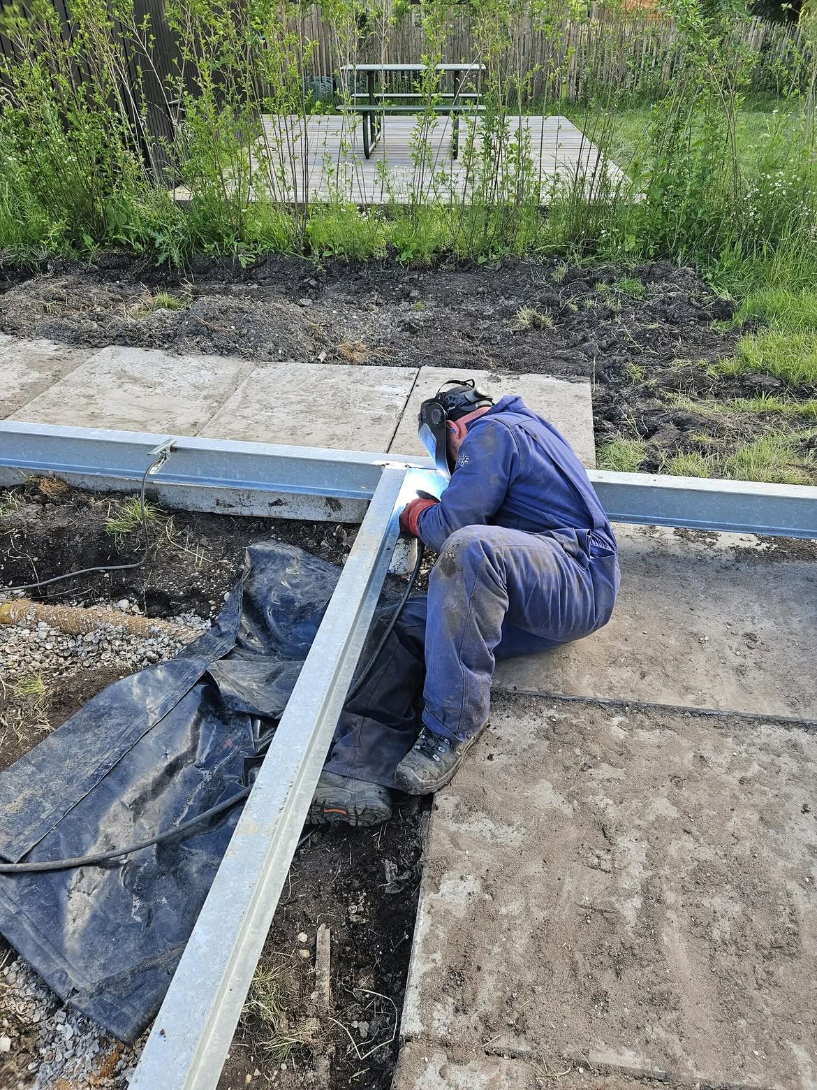 Zware staalconstructie met IP-balken foto 2