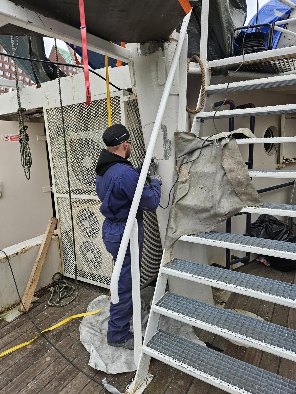 Zware staalconstructie voor kraan foto 9