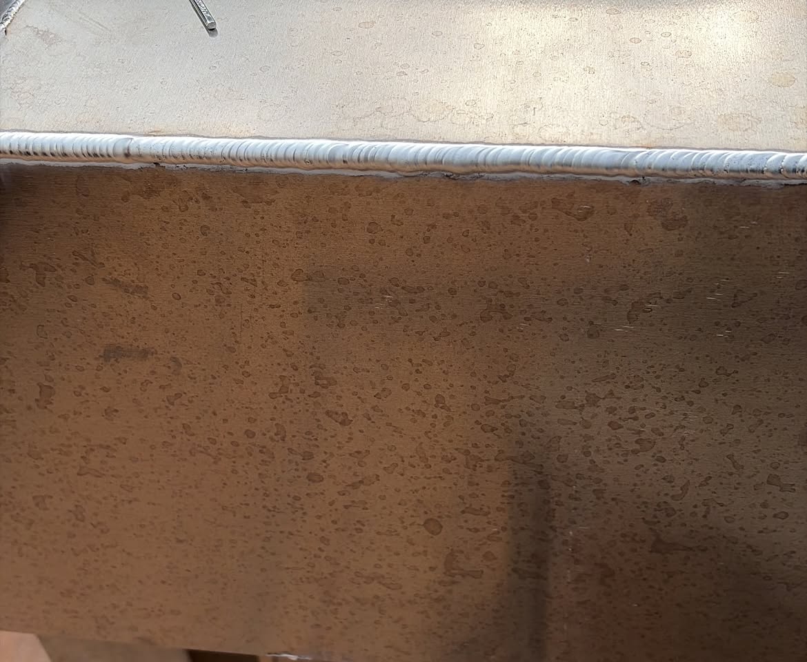 Aluminium brandstoftank reparatie foto 11