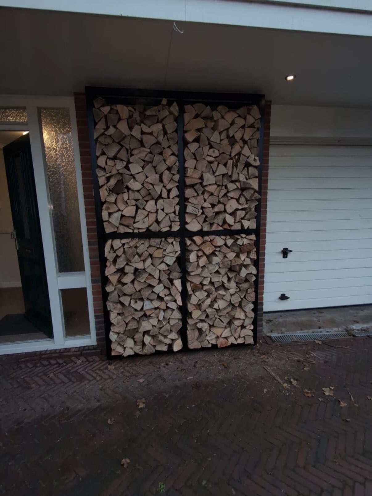 Frame voor open haardhout foto 5