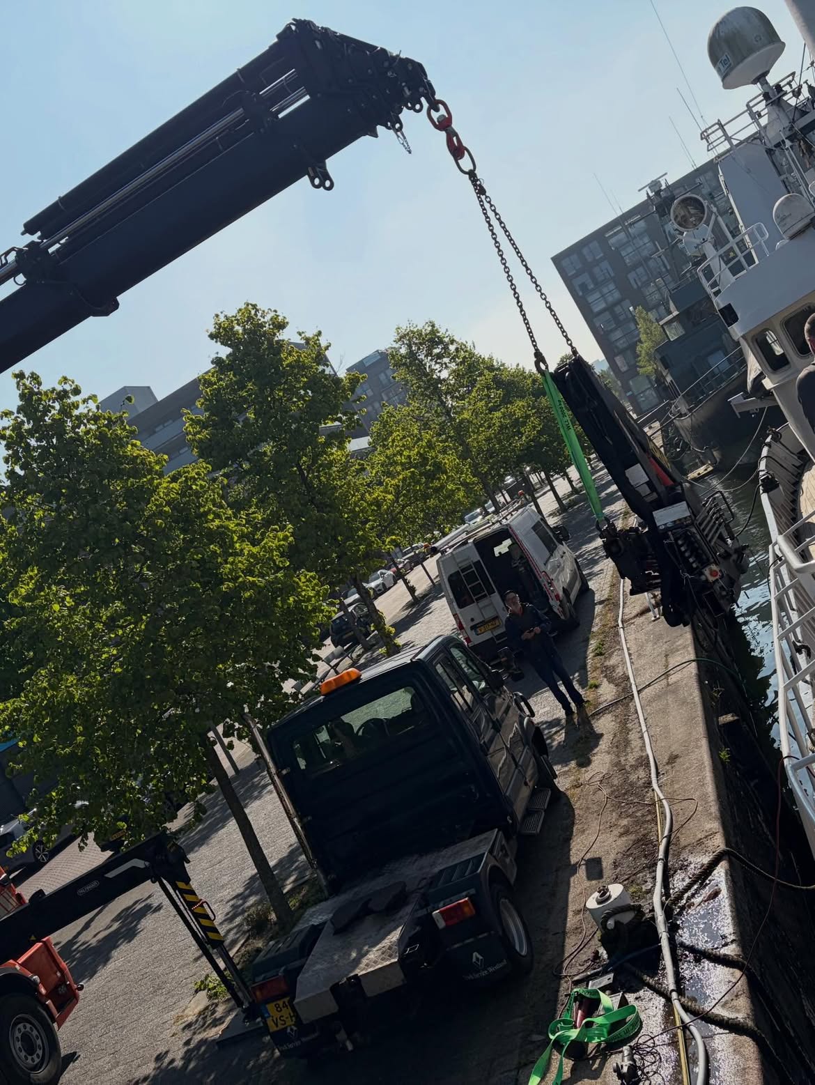 Zware staalconstructie voor kraan foto 4