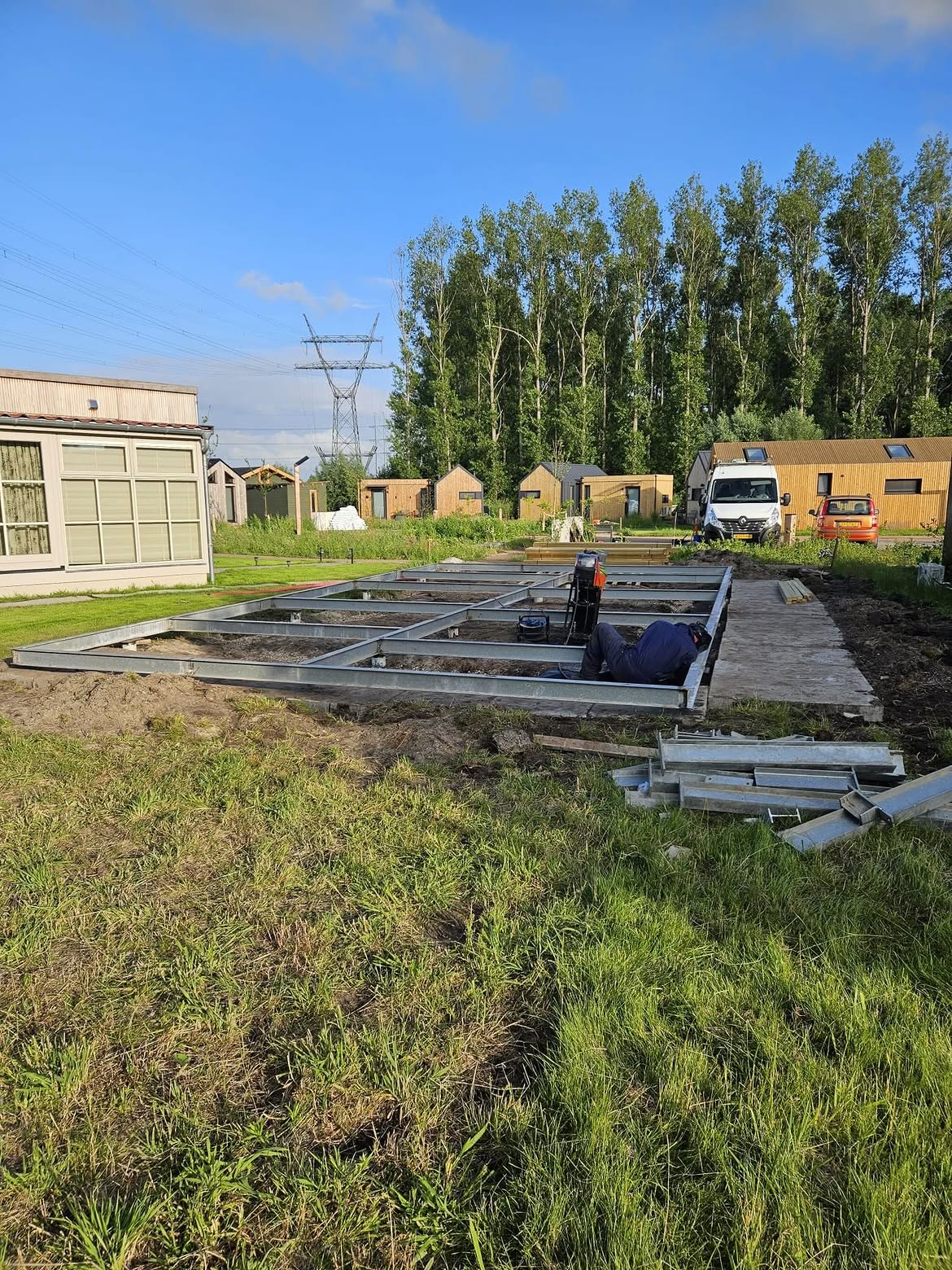 Zware staalconstructie met IP-balken foto 4