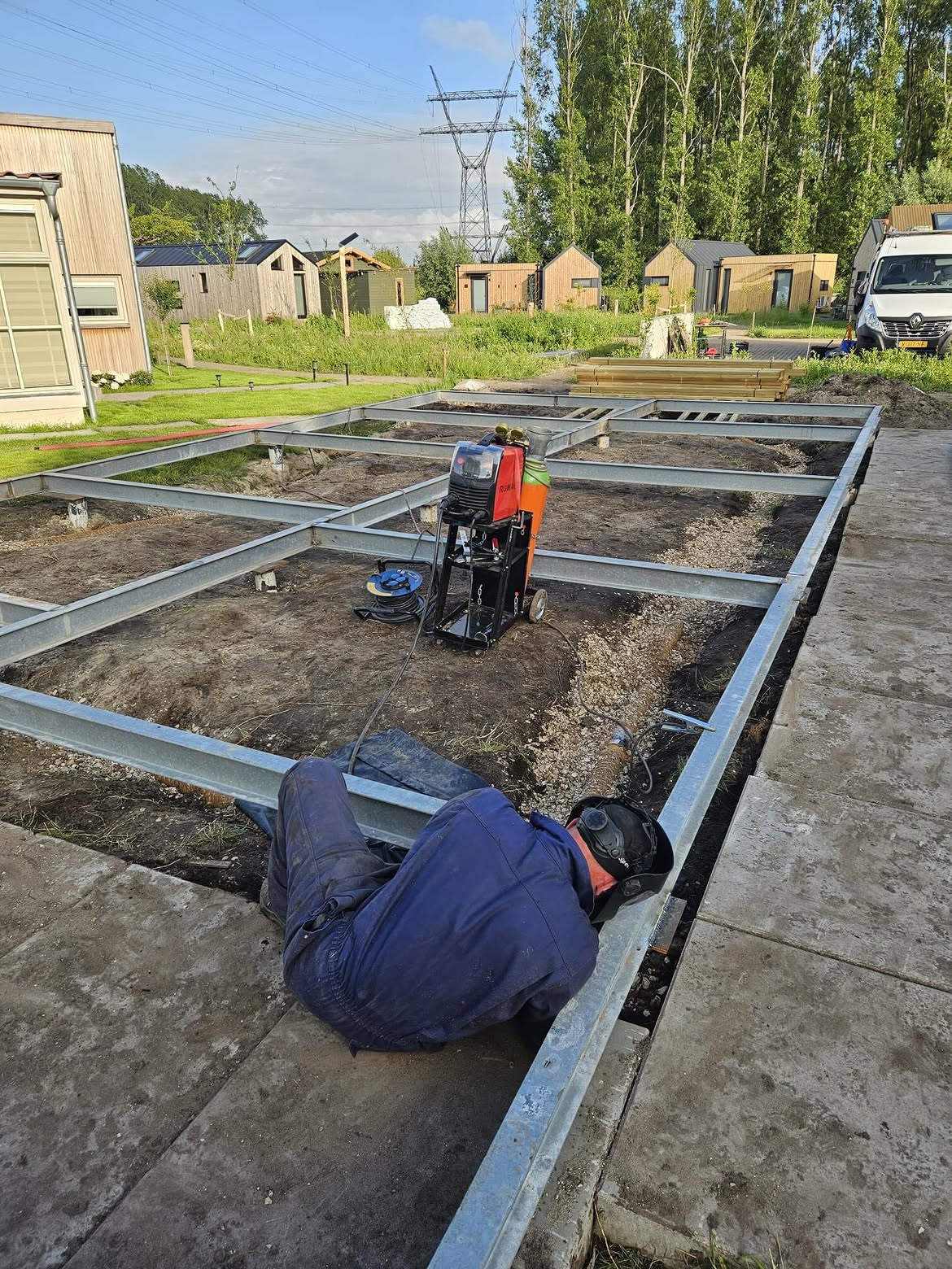 Zware staalconstructie met IP-balken foto 6