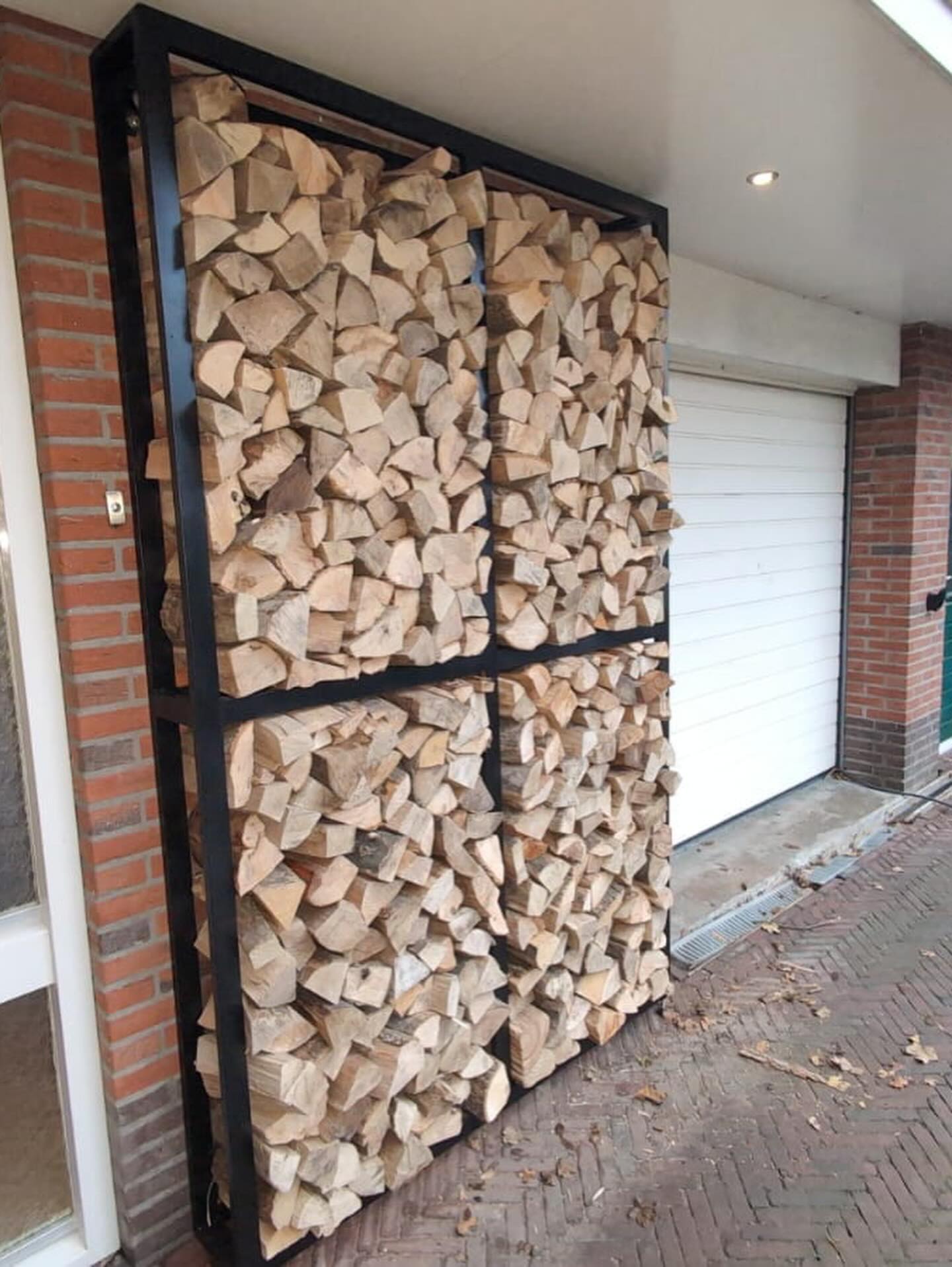 Frame voor open haardhout foto 2
